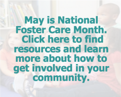 national foster care month