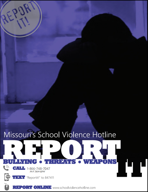 school violence hotline poster